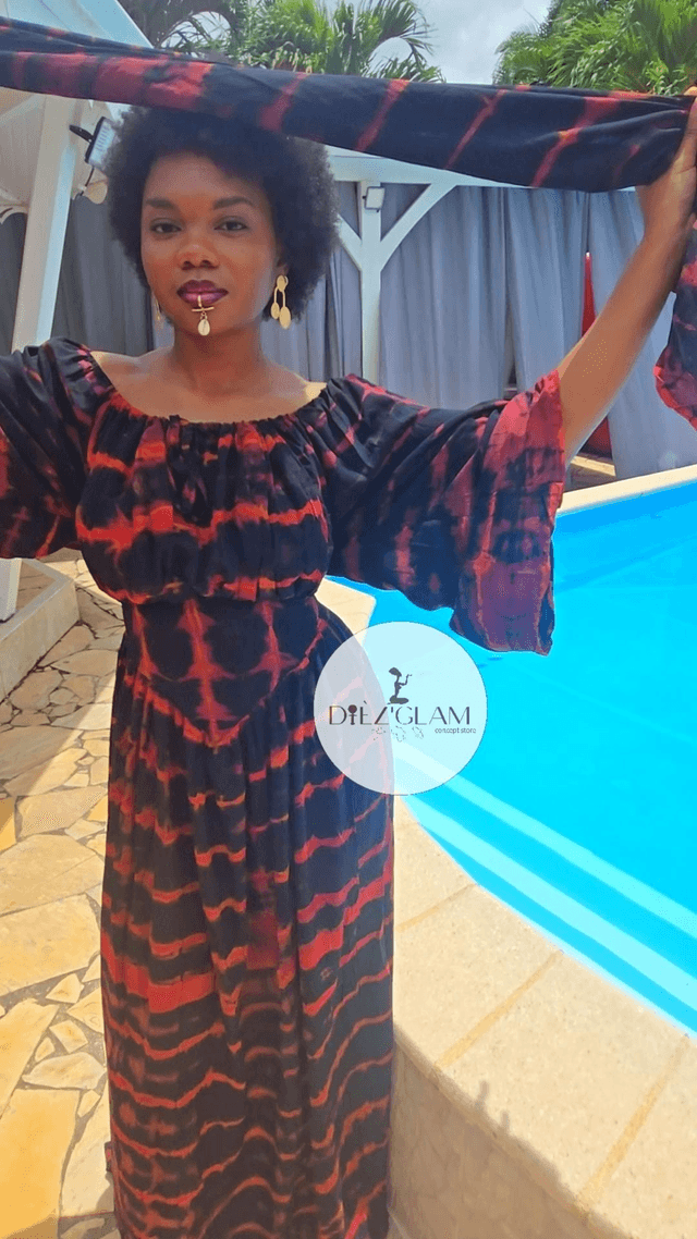 Robe Maxi Djenaba+ foulard