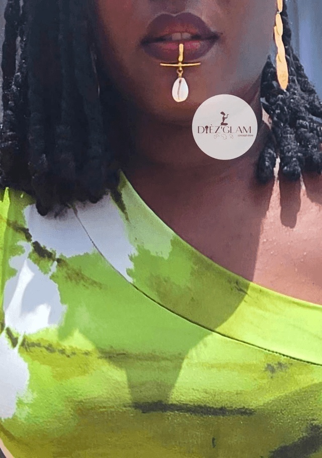Bijoux lèvres Cauris Voix de la Déesse